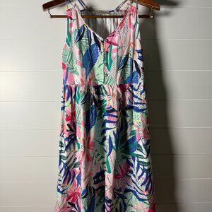 Loft Dress Tropical Fun in the Sundress Size 0